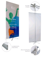 Clique para ampliar! - Expositor Cross Banner