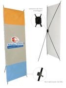 Clique para ampliar! - Expositor flexível X-Banner 2