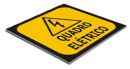 Clique para ampliar! - Sinalética Perigo Sinal quadro eléctrico SCQ-28